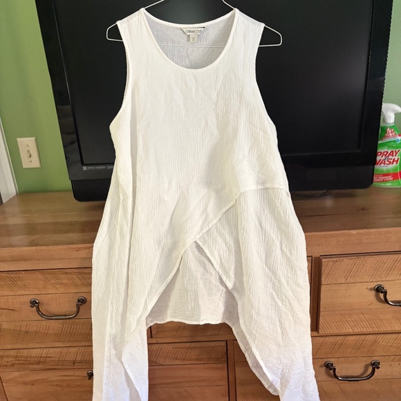 Cold Water Creek : Light As Air Crossover Gauze Top - Picture 2 of 4